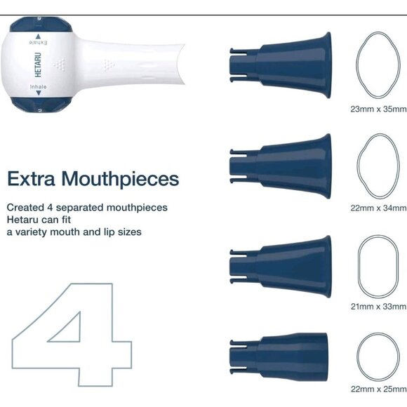 Best Respiratory Muscle Trainer Easy to Use/Clean Multiple Dial Settings - Picture 3 of 6